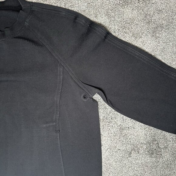 Lululemon Athletica On-Track Crew Womens 4 Black Pullover Sweatshirt - Picture 4 of 11